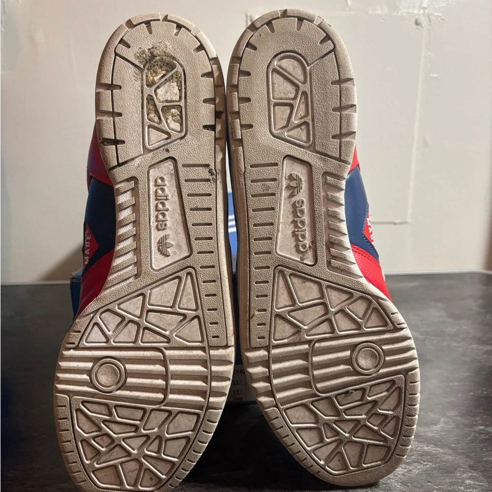 Adidas Rivalry X Human Made Red, Yellow, and Blue Sneakers - Picture 5 of 5